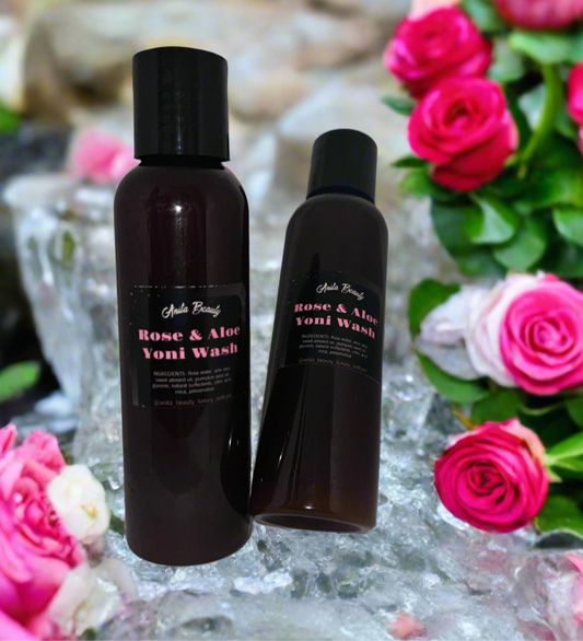 Anita Beauty Rose & Aloe Yoni Wash (4oz)