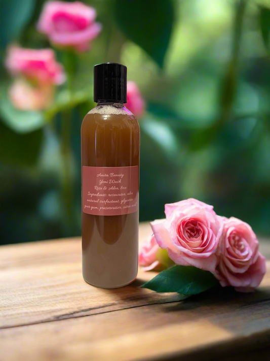 Anita Beauty Rose & Aloe Yoni Wash (8oz)
