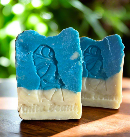 Anita Beauty Handcrafted Beauty Bar, Ocean Blue (6oz)