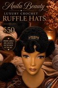 Handmade Crochet Ruffle Hats
