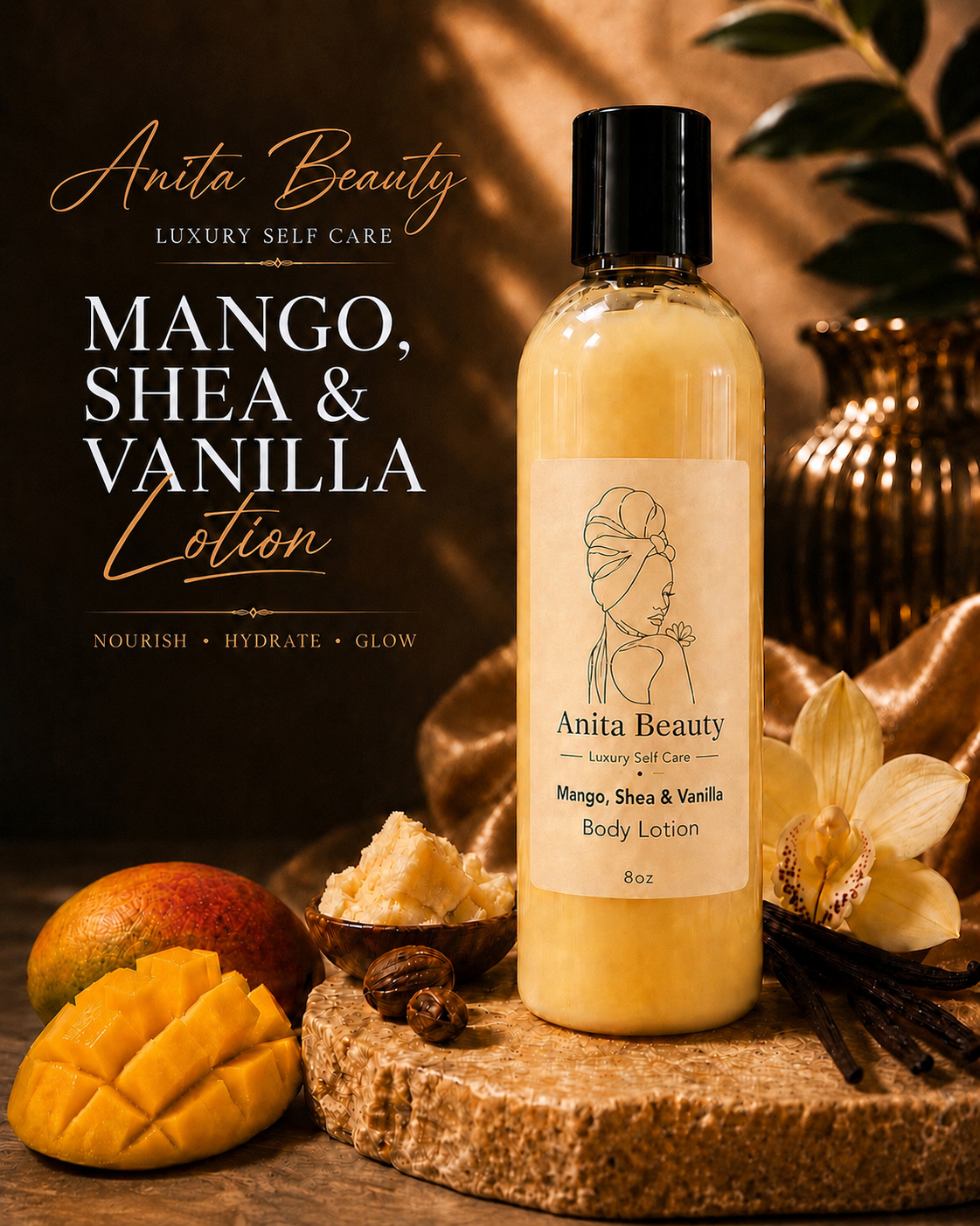 Mango,Shea & Vanilla Body Lotion