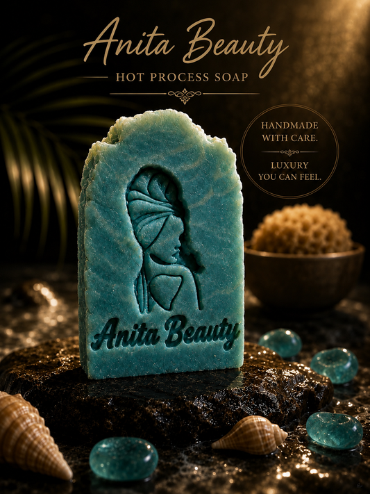 Handcrafted Beauty Bar, Ocean Blue